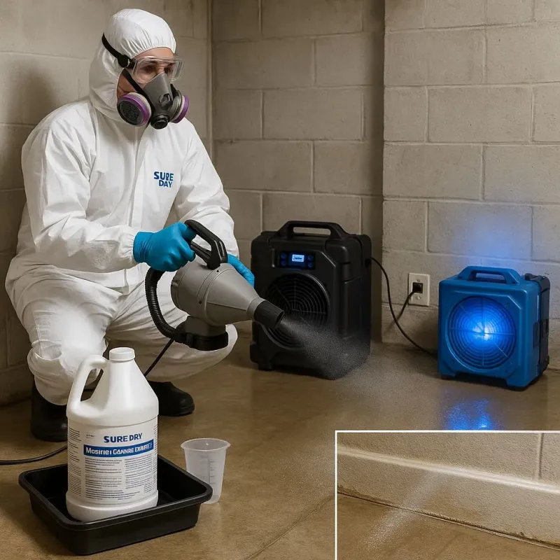 Sanitization and Odor Removal process in Boonville, NC