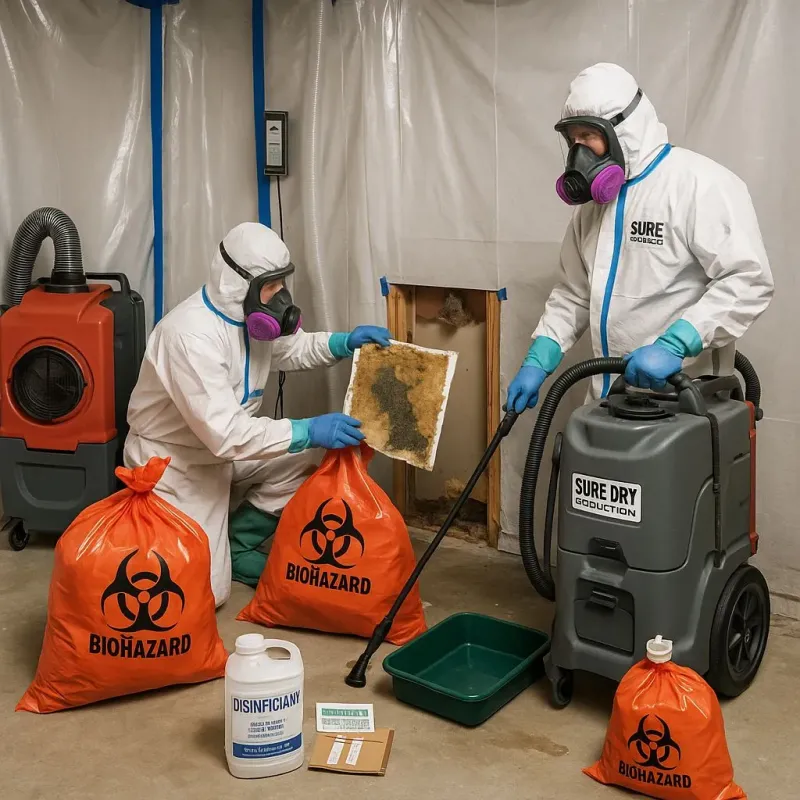 Contaminated Water Handling Protocols process in Boonville, NC