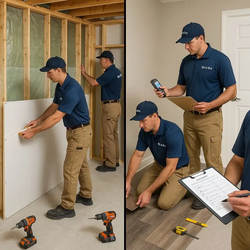 Repairs and Reconstruction process in Boonville, NC