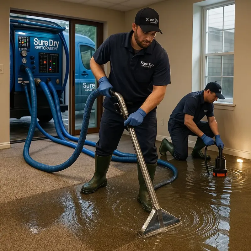 Water Extraction and Removal process in Boonville, NC